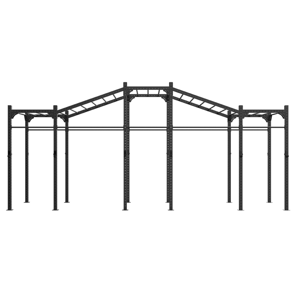 Fristående Rigg Eleiko XF 80 Monkeybars/Ringar/Rep 7,2 M